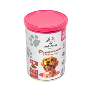 Вологий корм для собак Pet Chef З яловичиною 415 г (4820255193618) зображення 1