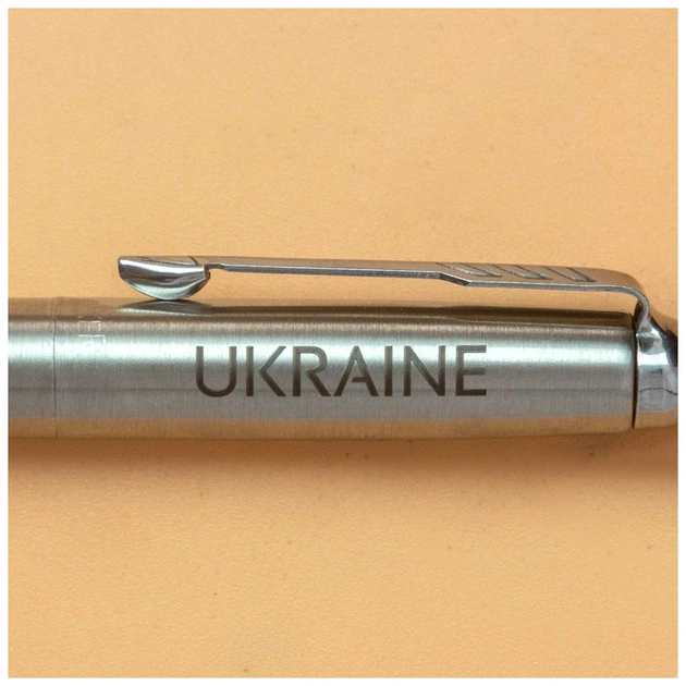 Ручка кулькова Parker JOTTER 17 UKRAINE SS CT BP Україна + Карта (16132_T205b) - изображение 3