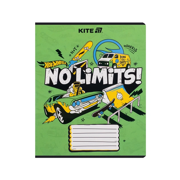 Зошит Kite Hot Wheels, 18 аркушів, лінія (HW25-237) - picture 6