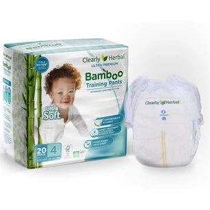 Підгузки Clearly Herbal Bamboo, розмір 4 (9-15 кг), 20 шт. (1124) зображення 1