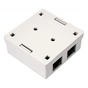 Комп'ютерна розетка RJ45x2 UTP cat.5e 8P8C Vinga (VCPRJ45O2) - зменшене зображення 3