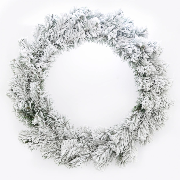 Різдвяний вінок YES! Fun Рождественський 17,5 см засніжений (903748) - picture 1