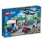 Конструктор LEGO City Police Перевезення поліцейського гелікоптера 317 деталей (60244) - зменшене зображення 1