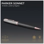 Ручка кулькова Parker SONNET 17 Metal & Grey Lacquer PGT BP (68 232) - уменьшенное изображение 4