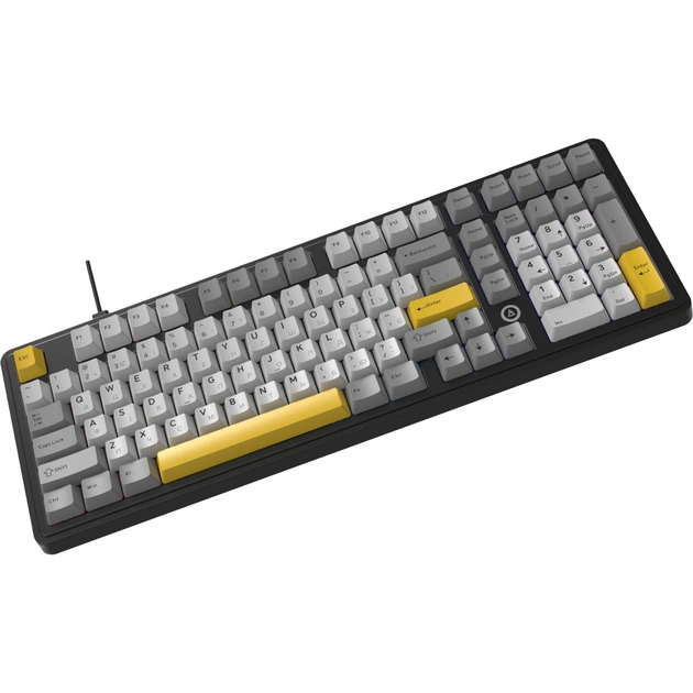 Клавіатура Ajazz AK980 MAX Magnetic Switch USB UA Black/Grey/Yellow (AK980-MAX-M-BGY) - picture 5
