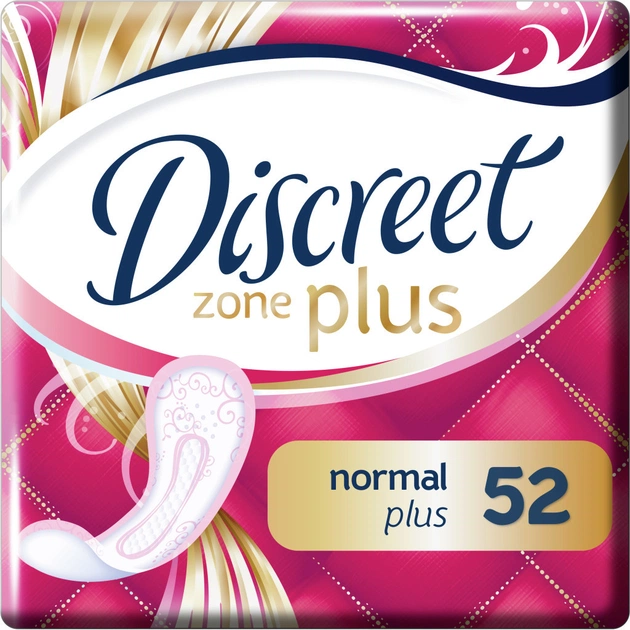 Щоденні прокладки Discreet ZonePlus Normal 52 шт. (8006540214497) - зображення 1