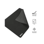 Коврик для мышки Trust Mouse Pad M Black (24193) - уменьшенное изображение 4