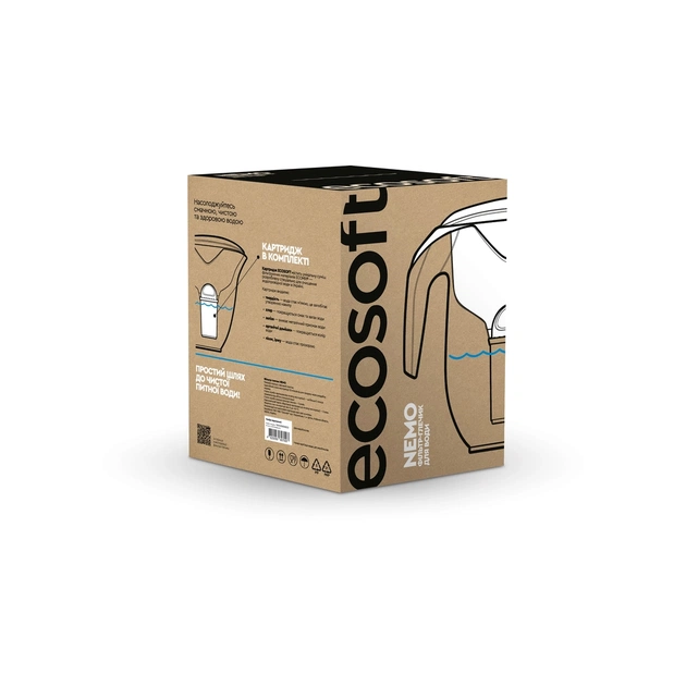 Фільтр-глечик Ecosoft НЕМО перлинний 3л (4820056807097) - picture 5