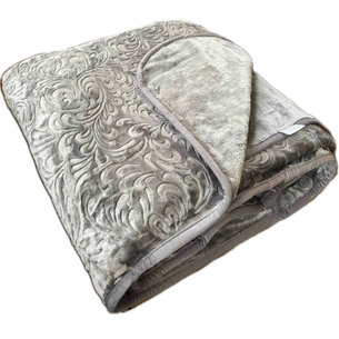 Плед Casablanket видавка Акриловий Сірий євро 200х240 (П-Видавка_сірий) зображення 1