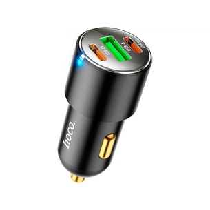 Зарядний пристрій HOCO NZ6 2xType-C, USB-A Black (6931474765185) зображення 1