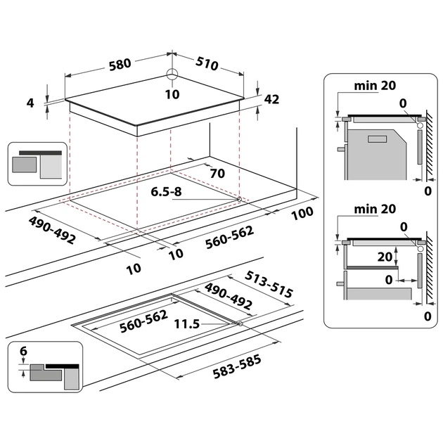 Варочна поверхня Whirlpool AKT8090/NE - picture 5
