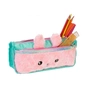 Пенал Cool For School плюшевий 2 відділення рожевий (CF86978) - зменшене зображення 2