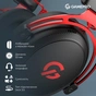 Гарнітура GamePro Asgard Skald Origin Black/Red (HS850BR) - зменшене зображення 11