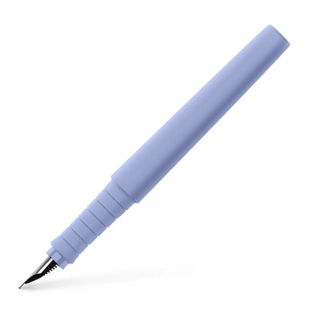 Ручка пір'яна Faber-Castell POLY Fountain Pen Pale Iris, колір корпусу фіолетовий, перо F (0,5 мм) (32996) - зображення 1