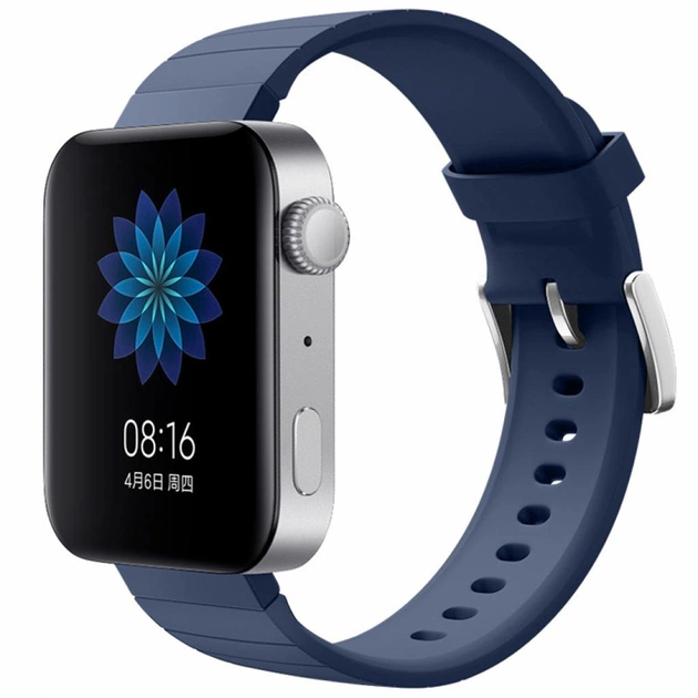 Ремінець до смарт-годинника BeCover Silicone для Xiaomi Mi Watch Deep Blue (704511) - изображение 1