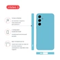 Чохол до мобільного телефона Intaleo Silicone Samsung Galaxy A55 Light Blue (1283126600234) - зменшене зображення 4