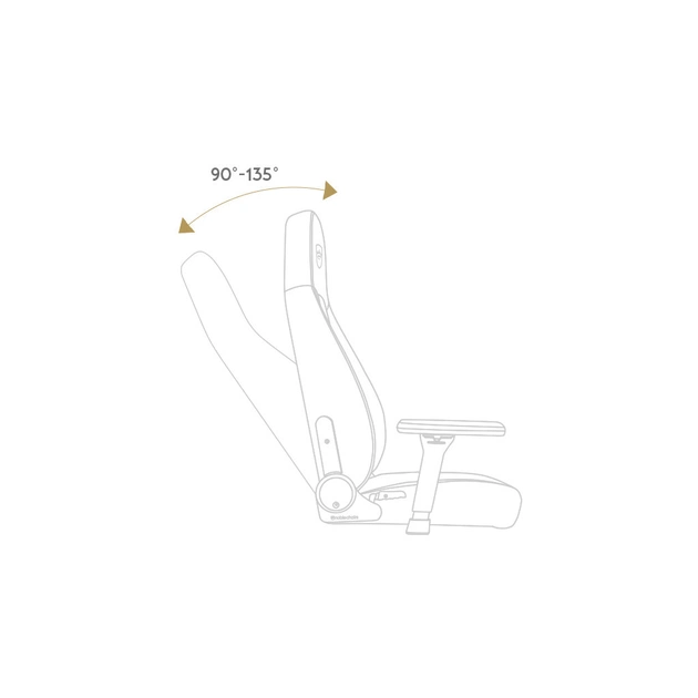 Кресло игровое Noblechairs Icon Black (NBL-ICN-PU-BLA) - изображение 7