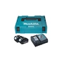 Набір акумулятор + зарядний пристрій Makita набір LXT (BL1830x2, DC18RC, Makpac1) (197952-5) - зменшене зображення 1