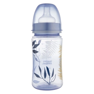 Пляшечка для годування Canpol babies Easystart GOLD 240 мл антикол. з широк., блакитна (35/240_blu) зображення 1