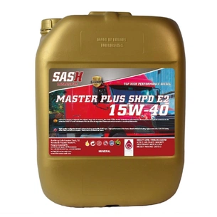 Моторна олива SASH мінеральне MASTER PLUS 15W40 SHPD E2. 20л (100413) зображення 1