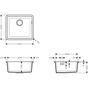 Мийка кухонна Hansgrohe S51 S510-U450/43431290 (43431290) - зменшене зображення 2