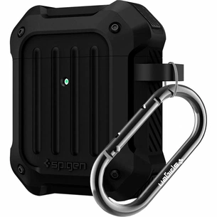 Чохол для навушників Spigen для Airpods Tough Armor Black (074CS26497) изображение 1
