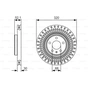 Гальмівний диск Bosch 0 986 479 C49 - зменшене зображення 5