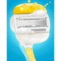 Змінні касети Gillette Venus ComfortGlide Olay З ароматом кокосу 4 шт. (7702018267651) - зменшене зображення 3