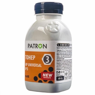 Тонер Patron HP LJ Universal №3 60 г (PN-HU3-060) зображення 1