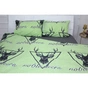 Постільна білизна MirSon Бязь 17-0515 Noble deers lime Сімейна 160x220 (2200003643121) - зменшене зображення 2