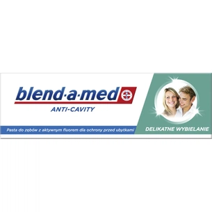 Зубна паста Blend-a-med Анти-карієс Делікатне відбілювання 75 мл (8006540947418) зображення 1