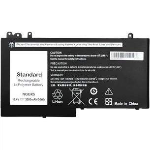 Акумулятор до ноутбука DELL Latitude 12 Series (NGGX5) 11.4V 3000mAh PowerPlant (NB441235) зображення 1