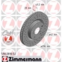 Гальмівний диск ZIMMERMANN 590.2810.52 - зменшене зображення 1