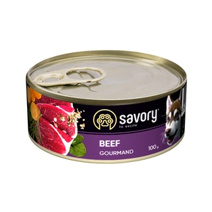 Консерви для собак Savory Dog Gourmand яловичина 100 г (4820232630419) зображення 1