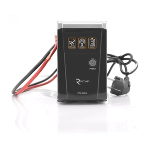 Пристрій безперебійного живлення Ritar RTSW-600 LED, 12V (RTSW-600 L12) зображення 1