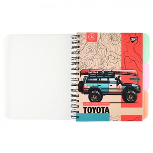 Блокнот Yes А5 Off road vehicle 144 аркуша пластикова обкладинка (681957) зображення 1