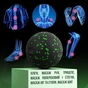 Масажний м'яч PowerPlay PP-4351 Epp Massage Ball (d10) Чорно/Зелений (PP-4351_Green_d10) - зменшене зображення 10