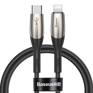 Дата кабель USB-C to Lightning 1.0m 18W black Baseus (CATLSP-01) зображення 1