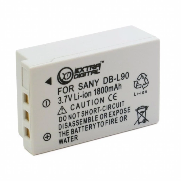 Акумулятор до фото/відео Extradigital Sanyo DB-L90 (DV00DV1267) - зображення 1