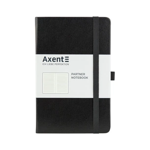 Книга записна Axent Partner 125х195 мм у лінійку 96 аркушів Чорний (8308-01-A) зображення 1