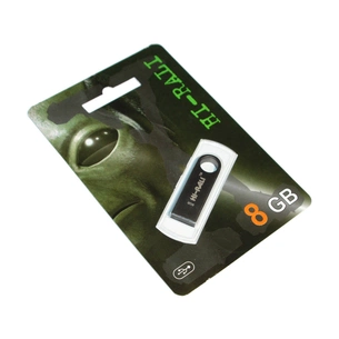 USB флеш накопичувач Hi-Rali 8GB Shuttle Series Black USB 2.0 (HI-8GBSHBK) зображення 1