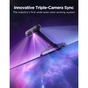 Светодиодная лента Govee Набір R2A81 Three-cameraTV Backlight 75-85'', RGBIC, WI-FI/Bluetooth, чорний (R2A81C11) - уменьшенное изображение 4