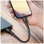 Дата кабель USB-C to Lightning 0.3m 3А black ColorWay (CW-CBPDCL054-BK) - зменшене зображення 9