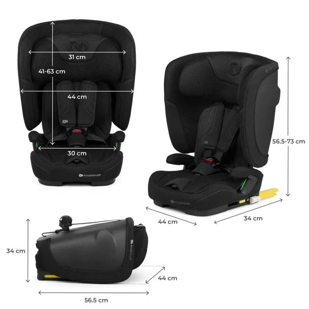 Автокрісло Kinderkraft Fix2Go i-Size Black (KCFI2GO0BLK0000) (5902533925889) - picture 10