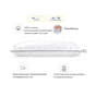 Подушка MirSon 1489 Royal Pearl Hand Made memory effekt М'яка 45х45 см (2200003263480) - зменшене зображення 2