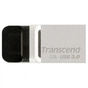 USB флеш накопичувач Transcend 32GB JetFlash OTG 880 Metal Silver USB 3.0 (TS32GJF880S) - зменшене зображення 1