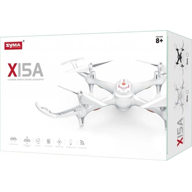Радіокерована іграшка Syma Квадрокоптер с 2,4 Ггц управлением (X15A White) - picture 9
