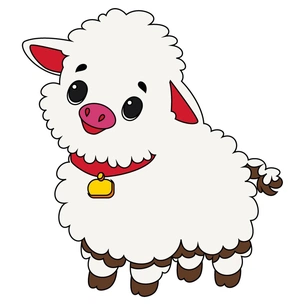 Картина по номерам ArtCraft Ягня 25х30 см (15109-AC) зображення 1