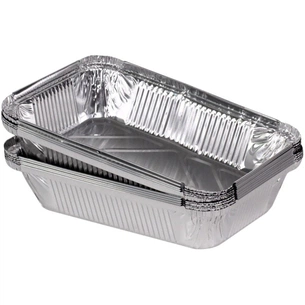 Контейнер для продуктів одноразовий PRO service алюмінієвий прямокутний SP64L 960 мл 100 шт. (4823071630312) зображення 1