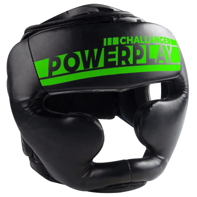 Боксерський шолом PowerPlay 3048 Чорно-Зелений XL (PP_3048_XL_Bl/Green) - picture 2